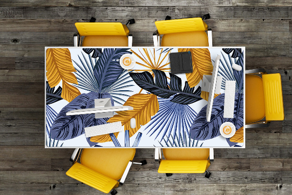 Full desk mat palm leaves