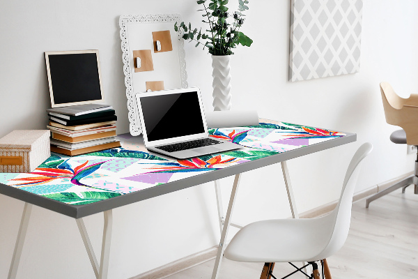 Full desk protector Tropical flora