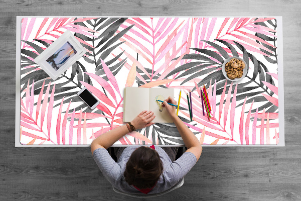 Full desk mat palm leaves