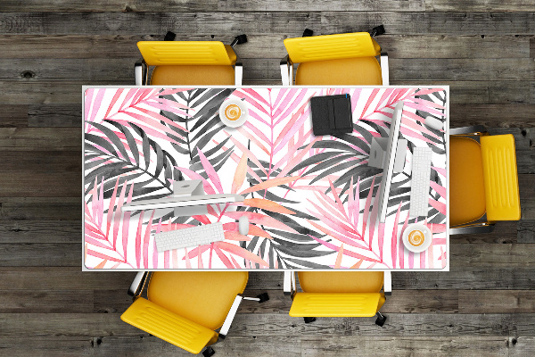 Full desk mat palm leaves