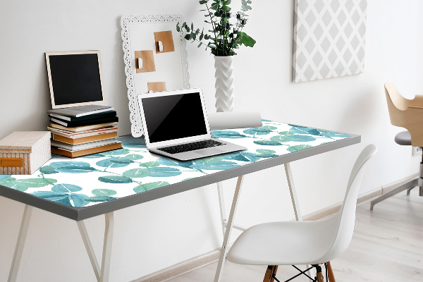 Large desk mat for children Eucalyptus