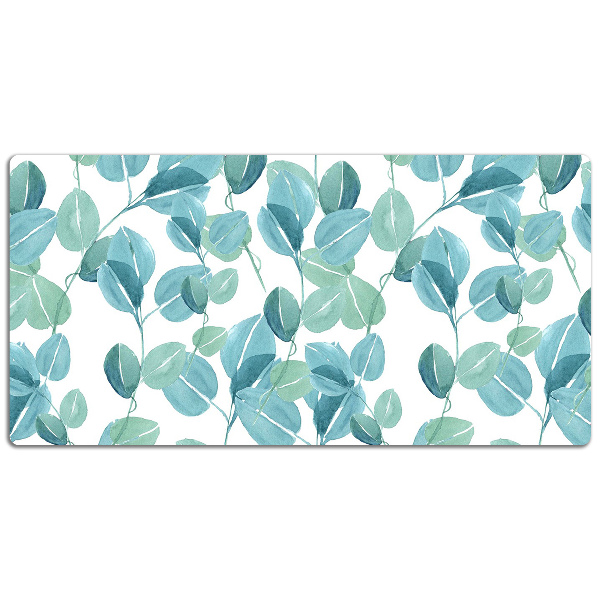 Large desk mat for children Eucalyptus