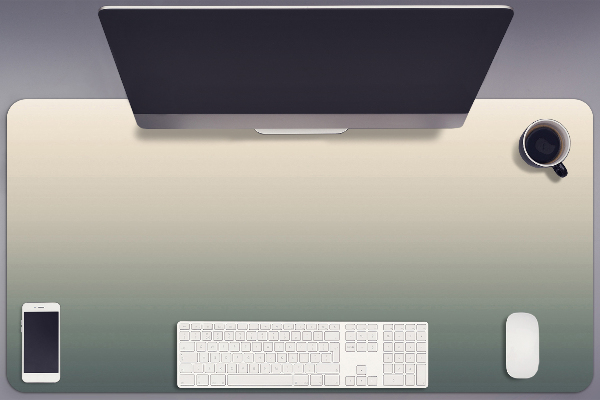 Full desk mat gradient Ombre