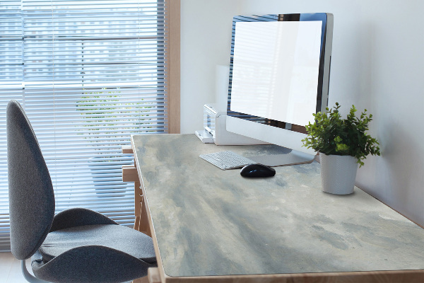 Full desk pad blue clouds