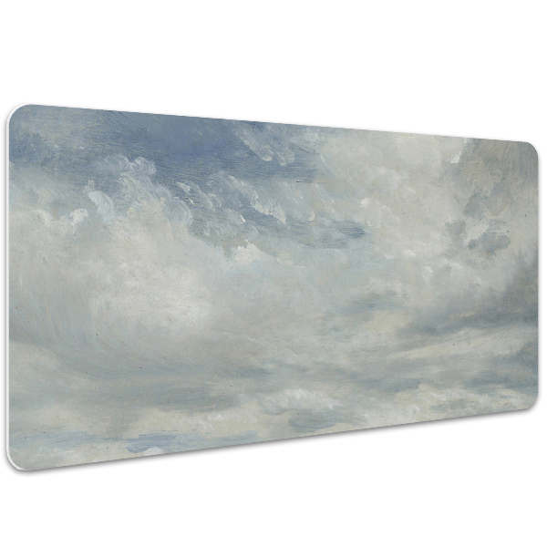 Full desk pad blue clouds