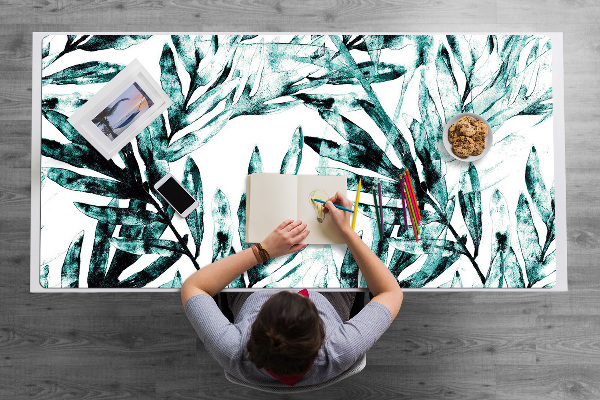 Full desk protector Tropical palm tree