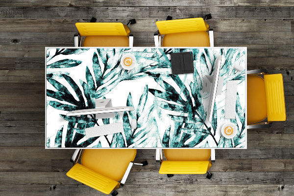 Full desk protector Tropical palm tree
