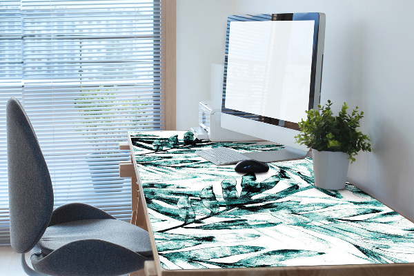 Full desk protector Tropical palm tree