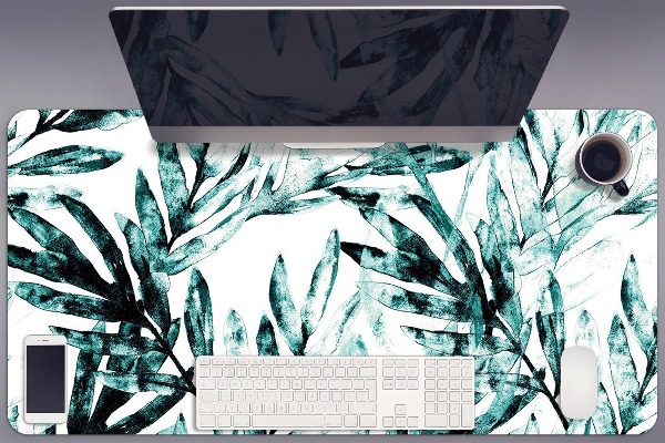 Full desk protector Tropical palm tree