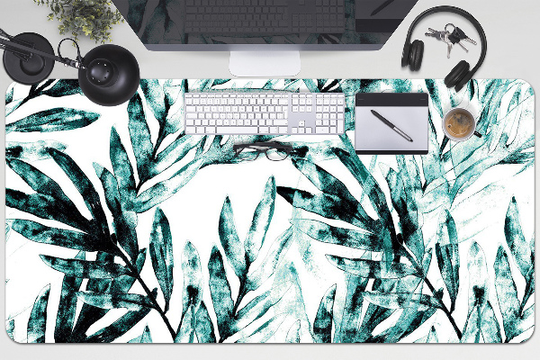 Full desk protector Tropical palm tree