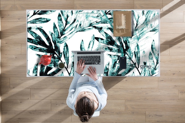Full desk protector Tropical palm tree
