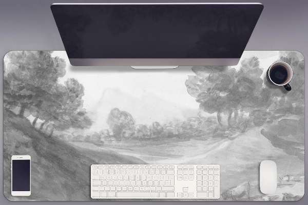 Large desk mat for children image village