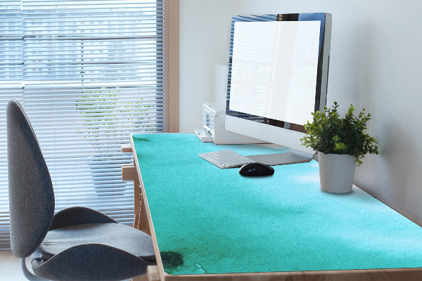 Full desk protector Stains on canvas