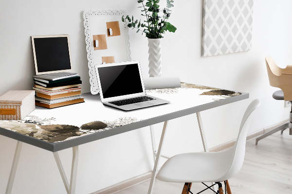 Full desk protector Hortense flowers