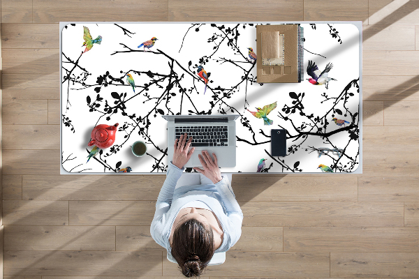 Desk pad Birds and Branches