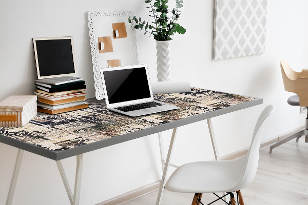 Full desk protector Boho style tiles