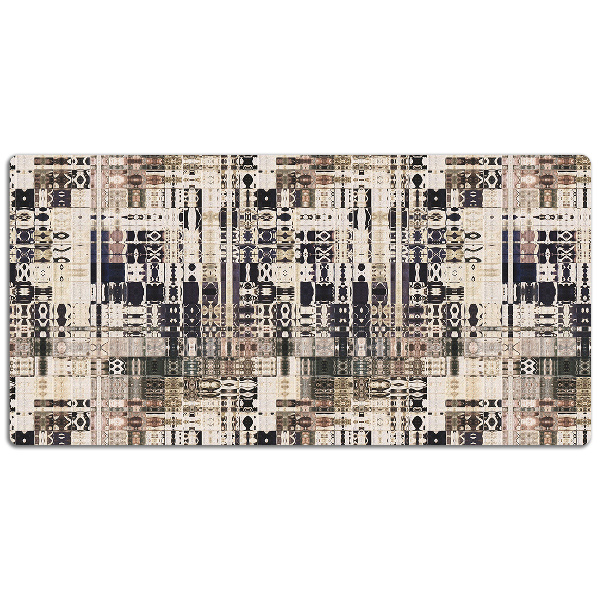 Full desk protector Boho style tiles