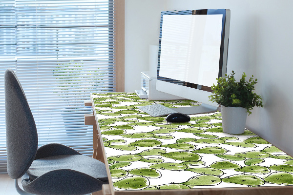 Large desk mat for children cactus Boho