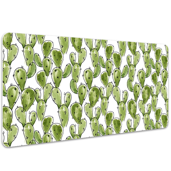 Large desk mat for children cactus Boho