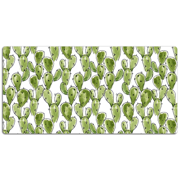Large desk mat for children cactus Boho