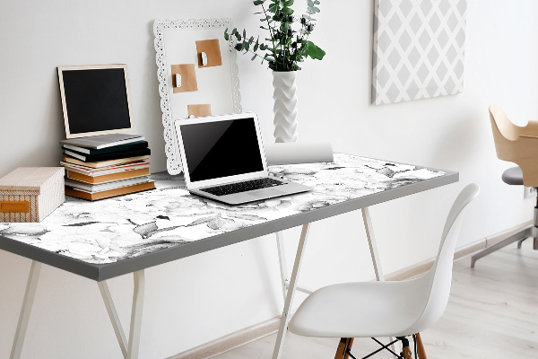 Large desk mat for children Peonies
