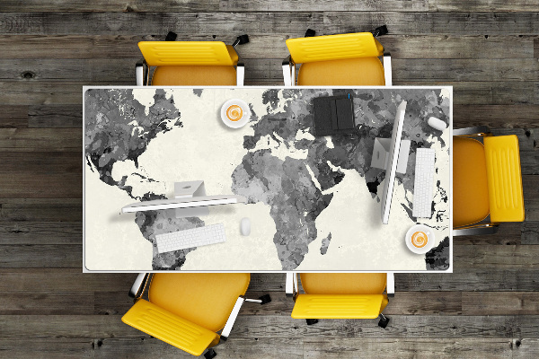Desk mat Old world map