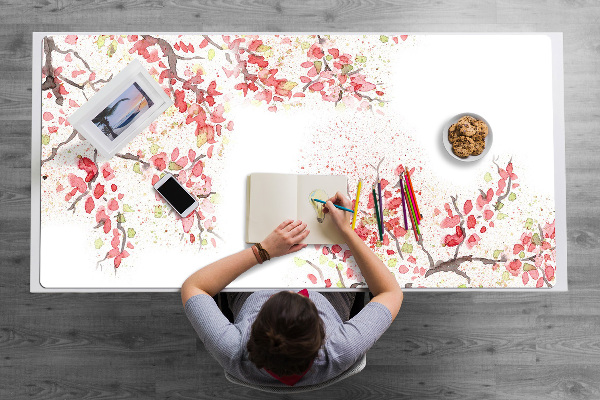 Desk pad Cherry blossoms