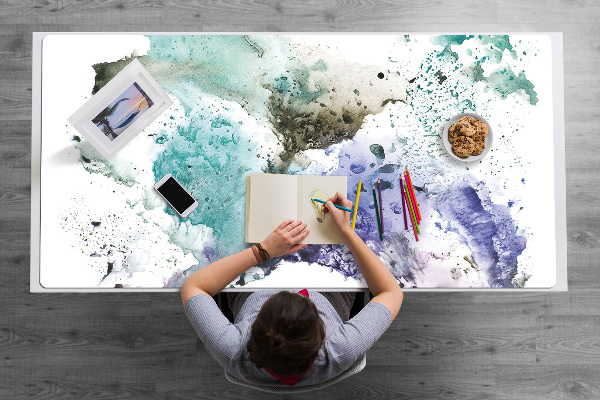 Full desk pad color ink
