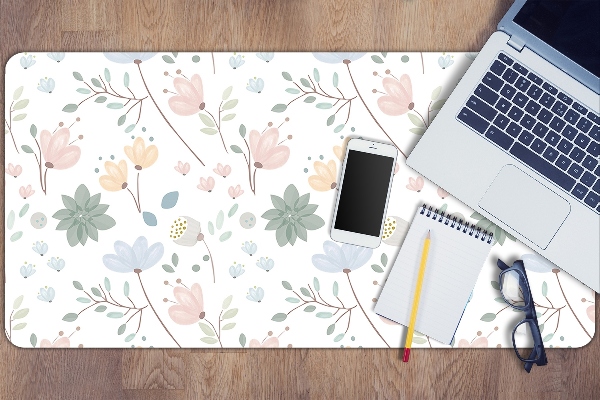 Desk pad spring flowers