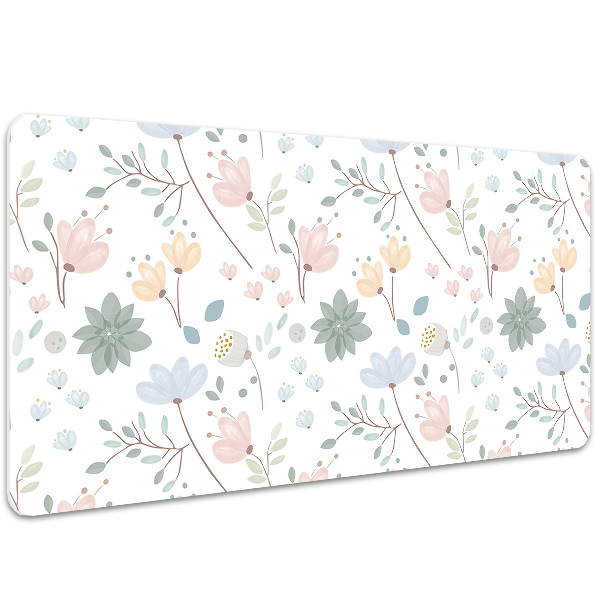 Desk pad spring flowers