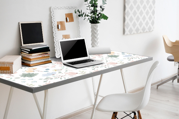 Desk pad spring flowers