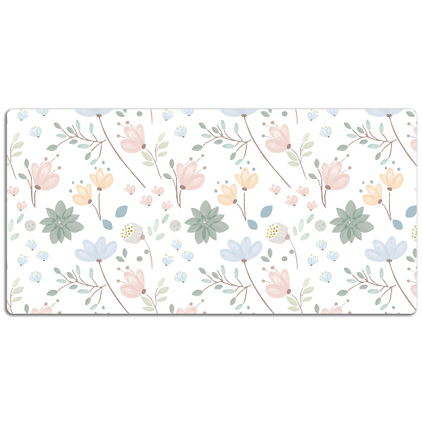 Desk pad spring flowers
