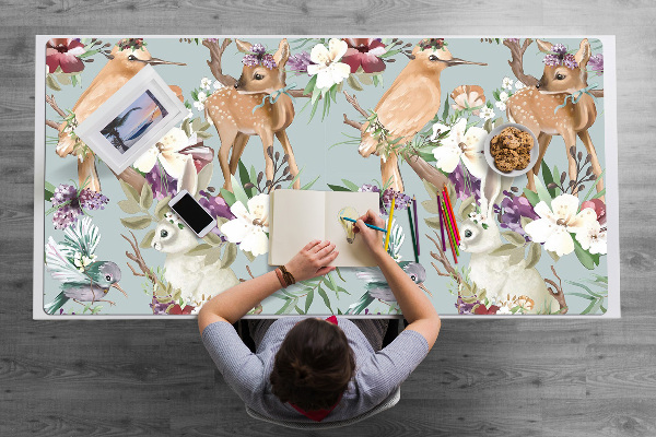 Desk pad forest animals