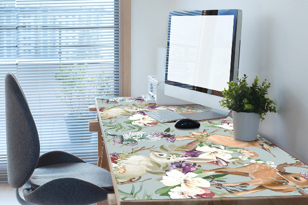 Desk pad forest animals