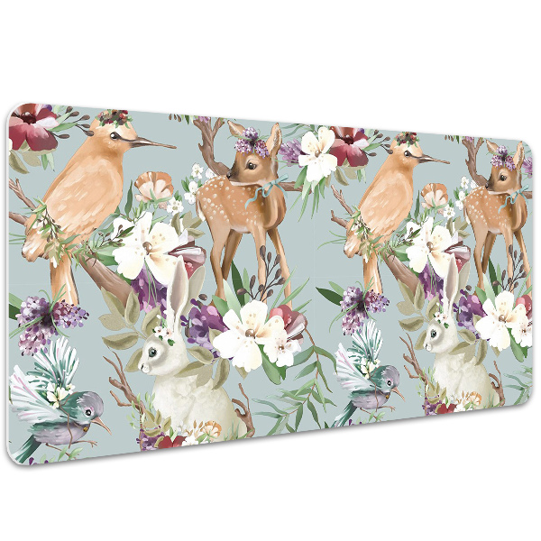 Desk pad forest animals