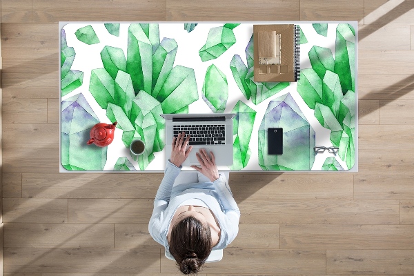 Large desk mat for children Crystals