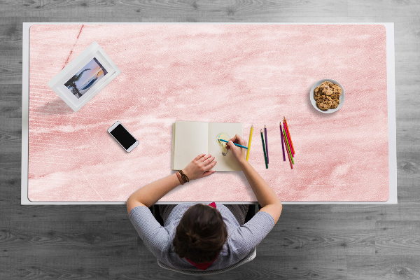 Desk pad pink texture