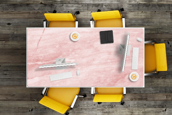 Desk pad pink texture