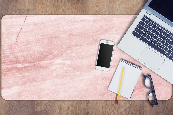 Desk pad pink texture