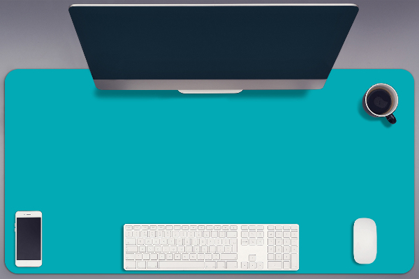 Full desk protector dark turquoise