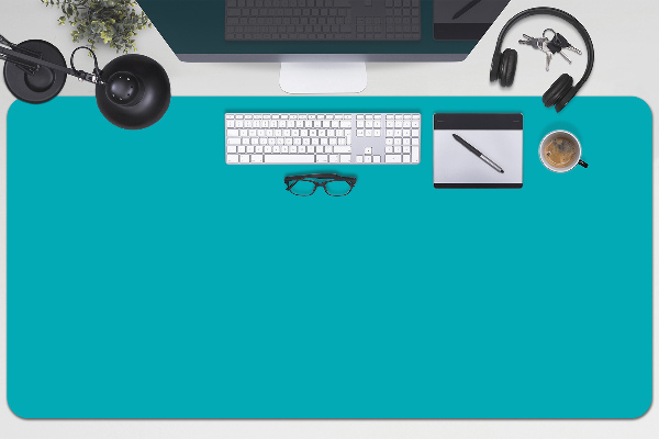 Full desk protector dark turquoise