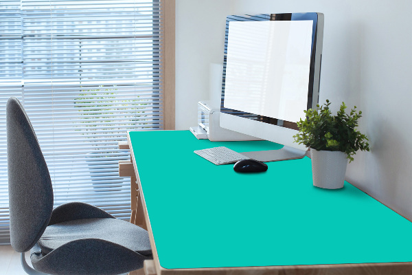 Large desk mat for children Turquoise