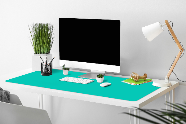 Large desk mat for children Turquoise