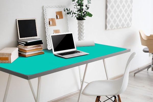 Large desk mat for children Turquoise