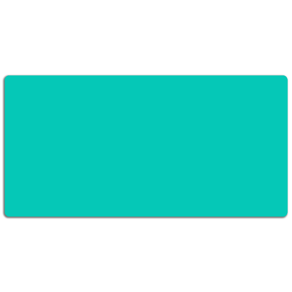 Large desk mat for children Turquoise