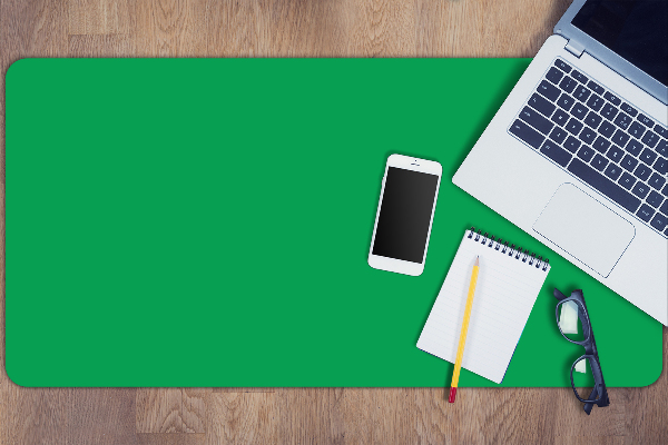 Full desk pad grassy green