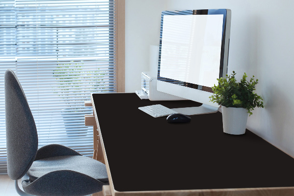 Large desk mat for children Black