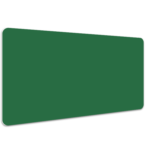 Large desk mat table protector forest green