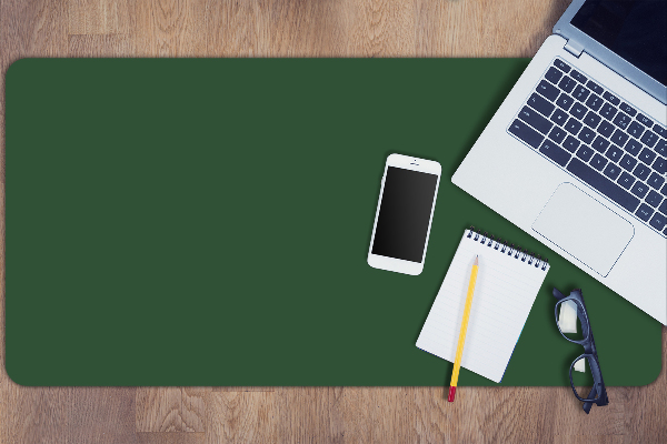 Full desk mat Dark green
