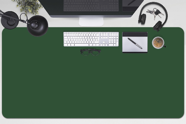 Full desk mat Dark green